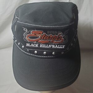 Sturgis 2015 Black Hills Rally 2015 Motorcycle Baseball Hat M&J Distributing